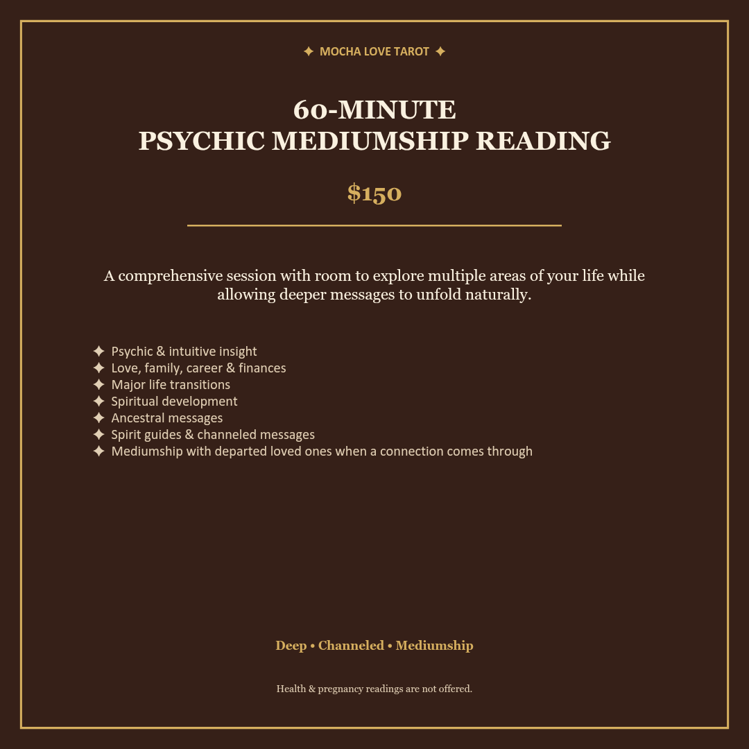60-Minute Psychic Mediumship Reading details
